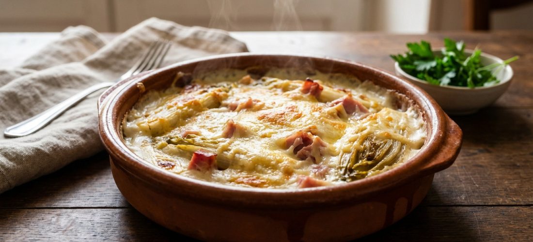 golden-endive-ham-and-bechamel-gratin