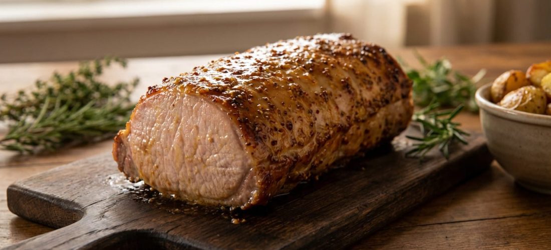 golden-mustard-glazed-roasted-pork-loin