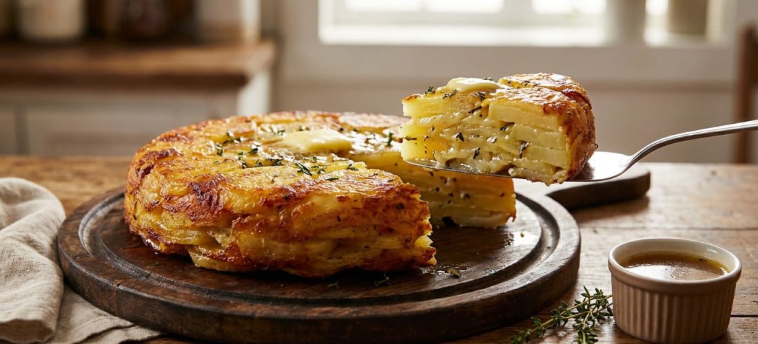 golden-potato-fondant-served-with-melted-butter