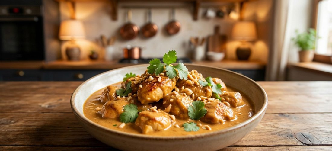 gourmet-creamy-peanut-chicken-dish