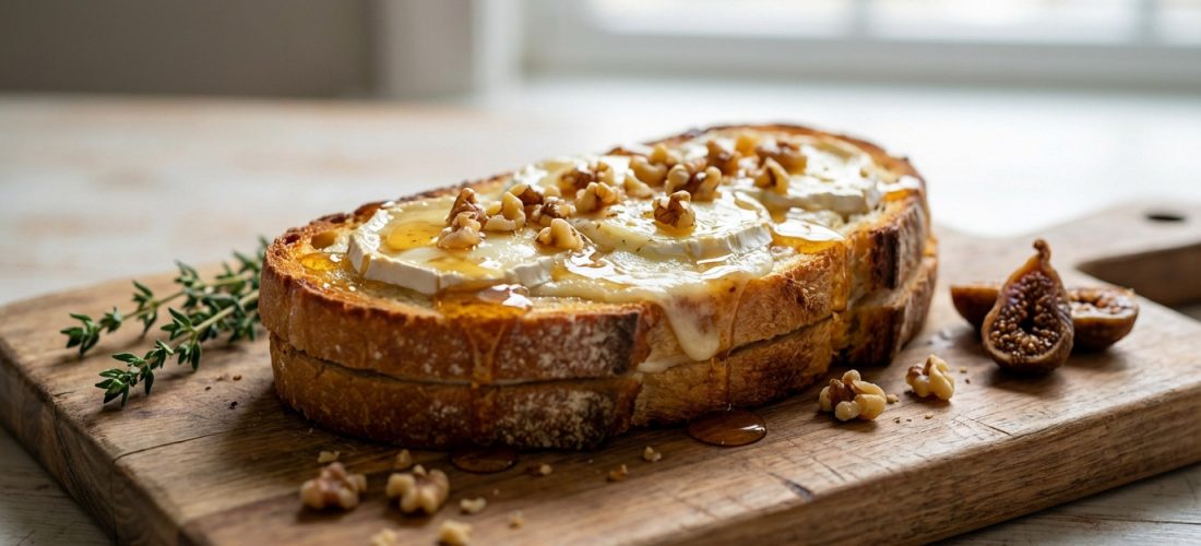 gourmet-honey-and-goat-cheese-toast-with-walnuts-and-figs