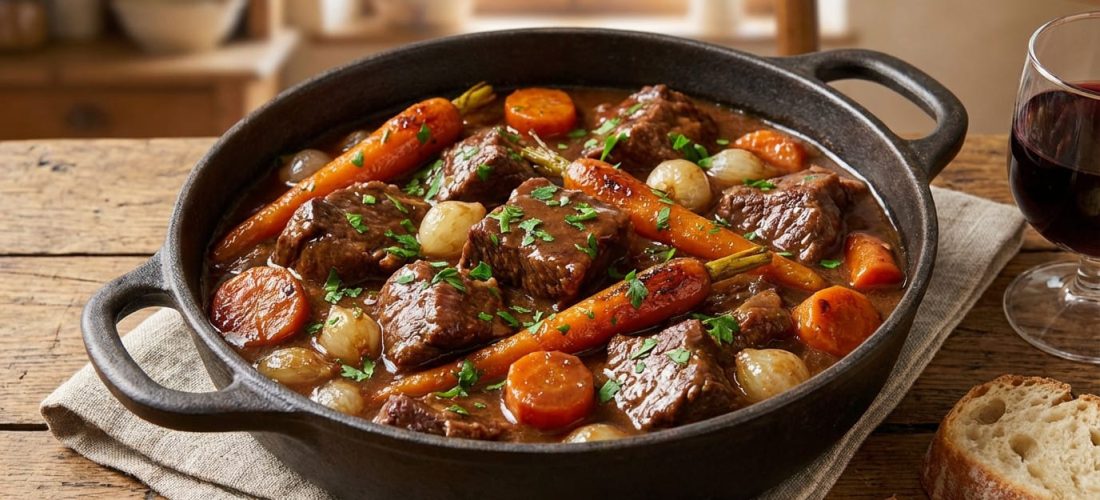 Recette bœuf carotte express avec viande fondante et carottes en conserve
