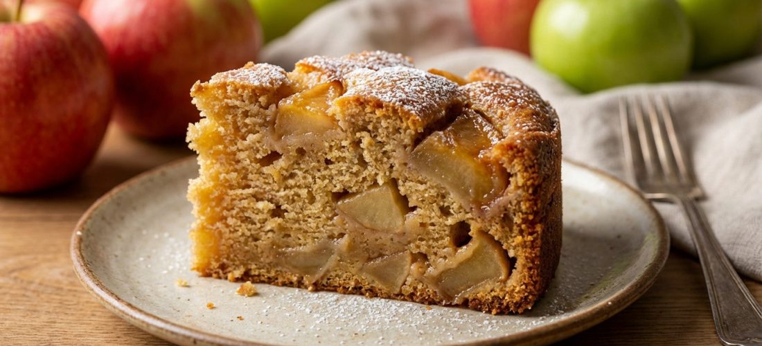 moist-apple-cake-slice-with-caramelized-apples