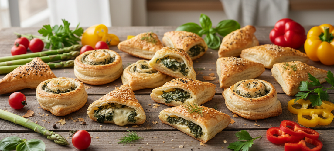 découvrez nos recettes faciles de feuilletés salés, idéales pour savourer les saveurs fraîches et légères du printemps en toute simplicité.