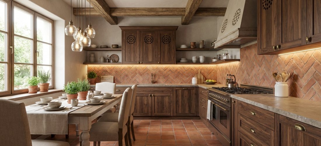 terracotta-and-wood-2026-kitchen-design-trends