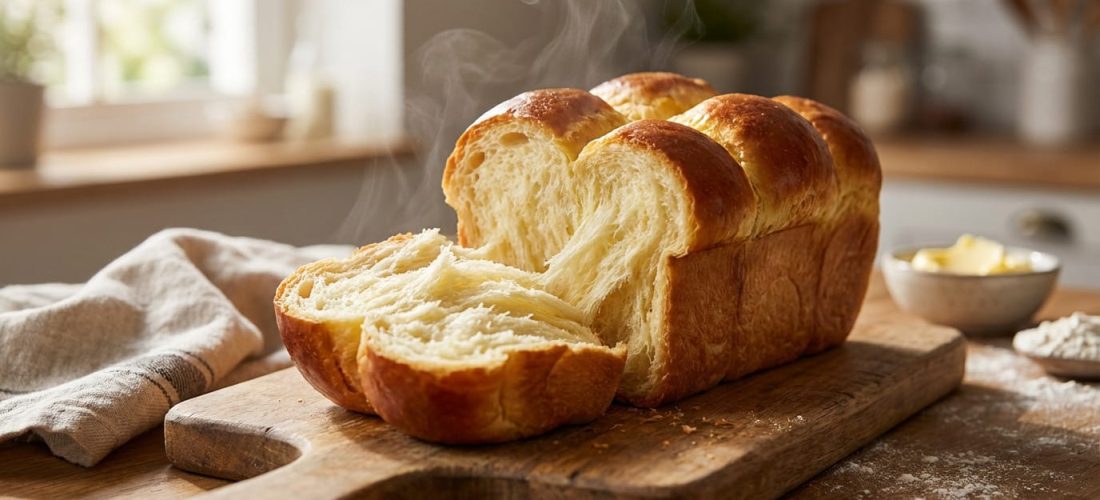 Brioche moelleuse inratable avec mie filante, recette facile